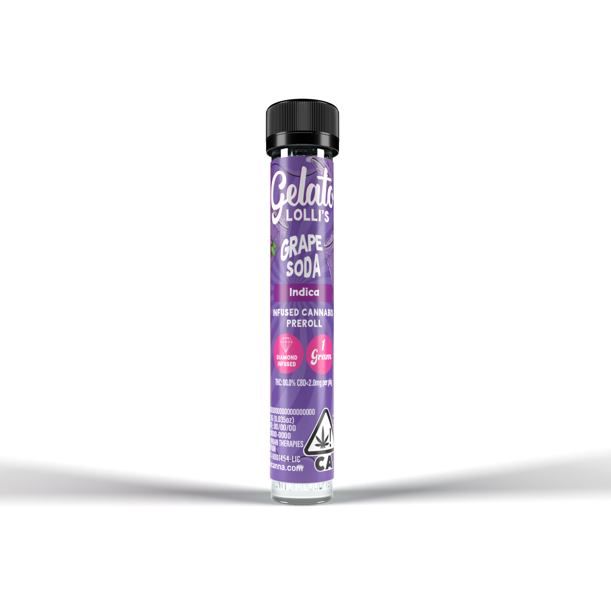 Gelato Lolli | Grape Soda | 1.2G Infused Preroll | Single